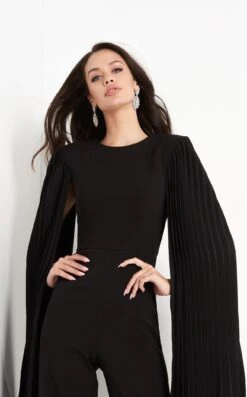 Jovani 00756 Jumpsuit -THE DRESS WARE HOUSE 00756 Black 1 787 14a2c666 cccd 42d6 96a9 99c1e5aa4ac7