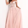 Jovani 02022 Dress -THE DRESS WARE HOUSE 02022 Blush 1 358c8f57 c12d 487a 9334 184561b75517