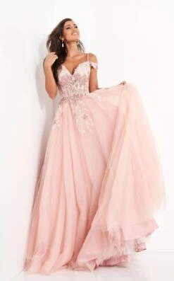 Jovani 02022 Dress -THE DRESS WARE HOUSE 02022 Blush 3 e552ec17 83ed 4c0d 8c0b ac2396329191