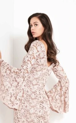 Jovani 03351 Dress -THE DRESS WARE HOUSE 03351 Taupe 3 902 639976