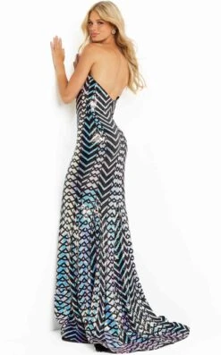 Jovani 07285 Dress -THE DRESS WARE HOUSE 07285 MULTI 24 497042