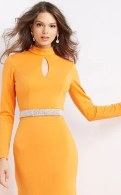 Jovani 07392 Dress -THE DRESS WARE HOUSE 07392 Orange 9 376 ed052630 1e46 4c84 a4c4 06ee1ed92a25