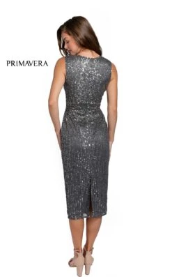 Primavera Couture 11076 Dress 9 Primavera Couture 11076 Dress -THE DRESS WARE HOUSE 11076 PEWTER0479