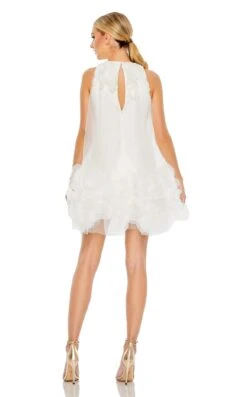 Mac Duggal 11294 Dress -THE DRESS WARE HOUSE 11294 White BK bb93d890 a911 4838 958a dbb79e78ba8c