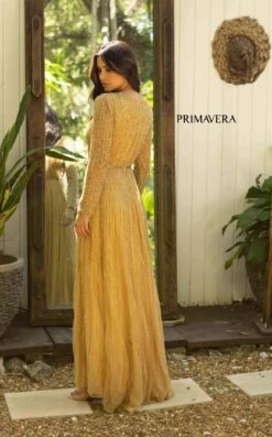 Primavera Couture 12010 Dress -THE DRESS WARE HOUSE 12010 GOLD0345 d856d7e0 2e6c 4a8b a451 f991eaeccc5d