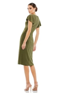 Mac Duggal 12486 Dress -THE DRESS WARE HOUSE 12486 Olive BK 77637b61 ea5b 49be ac82 ec1beb17be6e