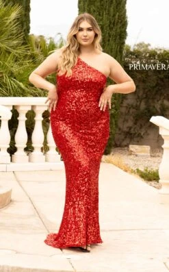 Primavera Couture 14004 Dress -THE DRESS WARE HOUSE 14004 RED0076 ca547439 4b08 42e9 bfb8 5689cb443ced