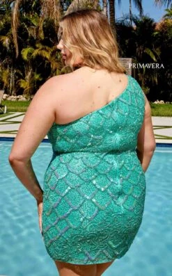 Primavera Couture 14023 Dress -THE DRESS WARE HOUSE 14023 JADE 2