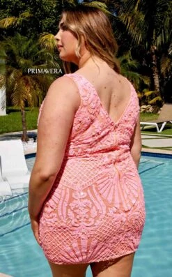 Primavera Couture 14024 Dress 24 Primavera Couture 14024 Dress -THE DRESS WARE HOUSE 14024 CORAL 2