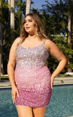 Primavera Couture 14025 Dress -THE DRESS WARE HOUSE 14025 PINK