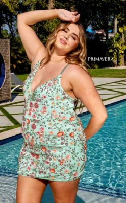 Primavera Couture 14034 Dress -THE DRESS WARE HOUSE 14034 MINT 1