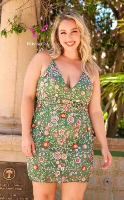 Primavera Couture 14034 Dress -THE DRESS WARE HOUSE 14034 SAGE 3