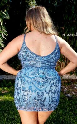 Primavera Couture 14035 Dress -THE DRESS WARE HOUSE 14035 BRIGHT BLUE 2