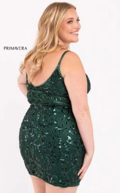 Primavera Couture 14035 Dress -THE DRESS WARE HOUSE 14035 EMERALD 2813 2