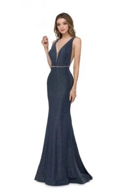 Cecilia Couture 1418 Dress -THE DRESS WARE HOUSE 1418 navy 42e6a554 4e1c 4950 bd21 f6c49e52173d