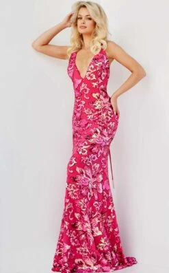 Jovani 08462 Dress -THE DRESS WARE HOUSE 15 08462 PINK 1 520672