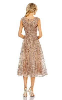 Mac Duggal 20398 Dress -THE DRESS WARE HOUSE 20398 Bronze BK