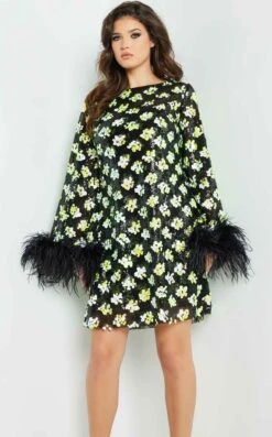 Jovani 220760 Dress -THE DRESS WARE HOUSE 220760 BLACKMULTI 3 f9d29029 8111 40c6 b458 28a1059092f3