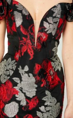 Montage 220952 Dress -THE DRESS WARE HOUSE 220952 Red Silver Black 1378 b1cb1d8c e646 4833 9c44 2a3c7be8a130