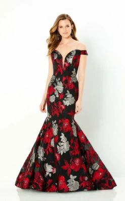 Montage 220952 Dress -THE DRESS WARE HOUSE 220952 Red Silver Black 1391 69f84995 a98b 40dd 9f77 bf9bcc7d2668