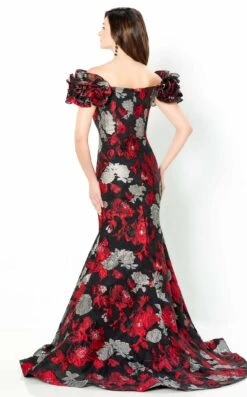 Montage 220952 Dress -THE DRESS WARE HOUSE 220952 Red Silver Black Reshoot 4126 527c214f d33c 4cbe a215 e79da3195f41
