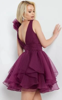 Jovani 22279 Dress -THE DRESS WARE HOUSE 22279 BURGUNDY 7 18ebc300 b012 4d35 94b9 250ba27c85cf