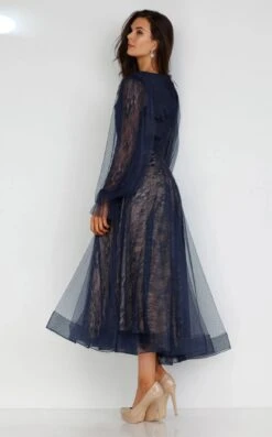 Terani 231C0224 Dress -THE DRESS WARE HOUSE 231C0224 NAVY 27
