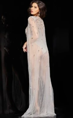 Jovani 23895 Jumpsuit -THE DRESS WARE HOUSE 23895 NUDE 23 90e43ae0 f524 4945 b51e fbc0bf71bda2