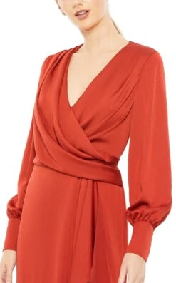 Mac Duggal 26895 Dress -THE DRESS WARE HOUSE 26895 Brick CL