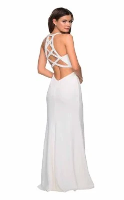 La Femme 26997 Dress -THE DRESS WARE HOUSE 26997 White B2 bc76e4a1 20d6 4f85 a487 f761c440cc2d