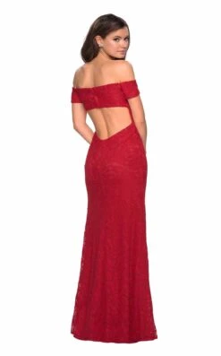 La Femme 26998 Dress -THE DRESS WARE HOUSE 26998 DeepRed B2 e40d3b95 3263 4a32 8d72 cfcdfeafe592