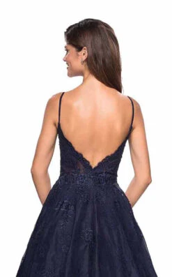 La Femme 27030 Dress -THE DRESS WARE HOUSE 27030 Navy B 06eb4861 4cd6 4f91 983c f3428e6bb3d1