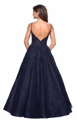 La Femme 27030 Dress -THE DRESS WARE HOUSE 27030 Navy B 5d7925f4 3eca 41d5 b620 adbf1fd3da8b