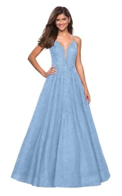 La Femme 27030 Dress -THE DRESS WARE HOUSE 27030 Periwinkle F de409a9c f9eb 44be 8c12 3ecd31520fd2