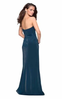 La Femme 27051 Dress -THE DRESS WARE HOUSE 27051 Teal B b5c98d15 3c35 4c96 9258 673cd07292c2