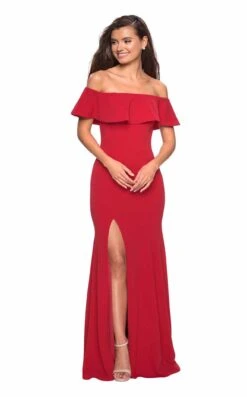 La Femme 27096 Dress 15 La Femme 27096 Dress -THE DRESS WARE HOUSE 27096 Red F 9d57f969 43a9 47ed 900c ccb0398335d7