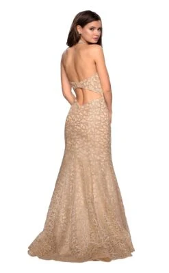 La Femme 27228 Dress -THE DRESS WARE HOUSE 27228 LightGold B f3aa8d05 e9dc 4175 a387 23154c3ff65a