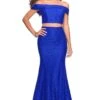 La Femme 27443 Dress -THE DRESS WARE HOUSE 27443 ElectricBlue F 6214a839 989c 4ef3 b99f d8354d35cacb