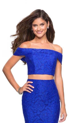 La Femme 27443 Dress -THE DRESS WARE HOUSE 27443 ElectricBlue F c435d57c c3b4 47f4 8298 bb2128b43b54
