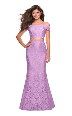 La Femme 27443 Dress -THE DRESS WARE HOUSE 27443 Lavender F 70ff51b0 051d 40f6 af10 e89c7a023730