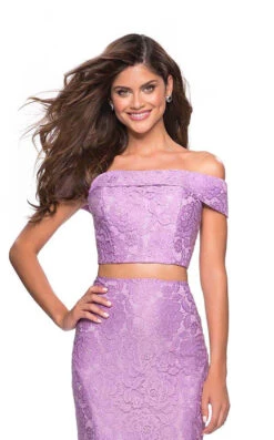La Femme 27443 Dress -THE DRESS WARE HOUSE 27443 Lavender F 80061d9b a580 4326 8bfa d7ea011da041