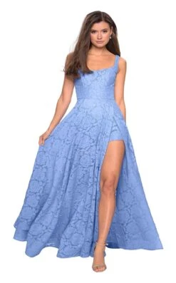 La Femme 27476 Dress -THE DRESS WARE HOUSE 27476 CloudBlue F 3b011e0d dd51 4def b51b a8df3fe345aa
