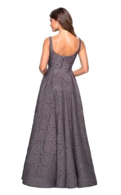 La Femme 27476 Dress -THE DRESS WARE HOUSE 27476 Gunmetal B b365cf88 447a 49f0 a2fe af8cf615a44a