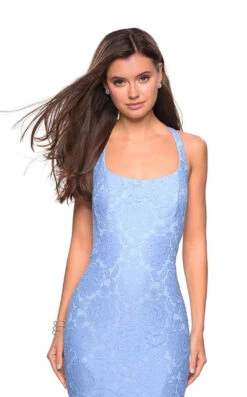 La Femme 27484 Dress -THE DRESS WARE HOUSE 27484 CloudBlue F a8de13fd 0e24 4dea b6be 745041e6e920