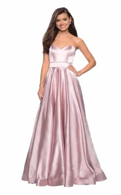 La Femme 27506 Dress -THE DRESS WARE HOUSE 27506 RoseGold F 764e4881 06b9 4fa7 a44d 9822fd7a7814
