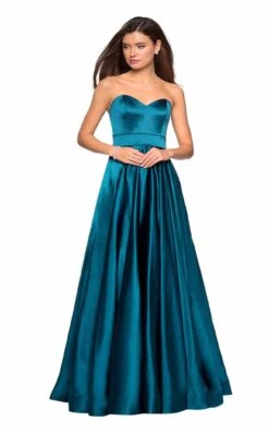 La Femme 27506 Dress -THE DRESS WARE HOUSE 27506 Teal F 62ed4e0b 5822 4deb 84d2 911b0ee505ed