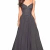 La Femme 27569 Dress -THE DRESS WARE HOUSE 27569 Gunmetal F bdf0b536 d10e 42e1 8e3e b608f2d6c023