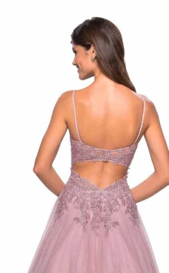 La Femme 27569 Dress -THE DRESS WARE HOUSE 27569 Mauve B b5999d24 2cd7 45ce aad4 6481ea3b60a3