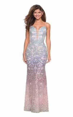 La Femme 27609 Dress -THE DRESS WARE HOUSE 27609 Multi F 011056d7 3f04 4379 a9a8 0e8d9f8051a6
