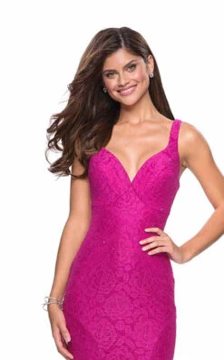 La Femme 27623 Dress -THE DRESS WARE HOUSE 27623 HotPink F 4720bdd3 e359 441c b0d4 1e5c7fb29af7